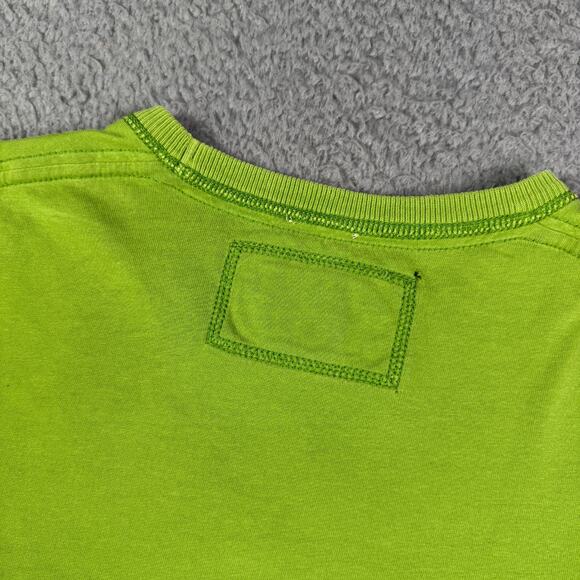 Abercrombie & Fitch Muscle Fit Shirt Men S Green Moose Embroidered Vintage Y2K - Picture 6 of 9